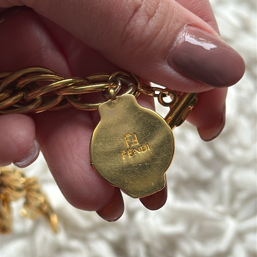 Vintage Fendi Charm Bracelet - Picture 4 of 6